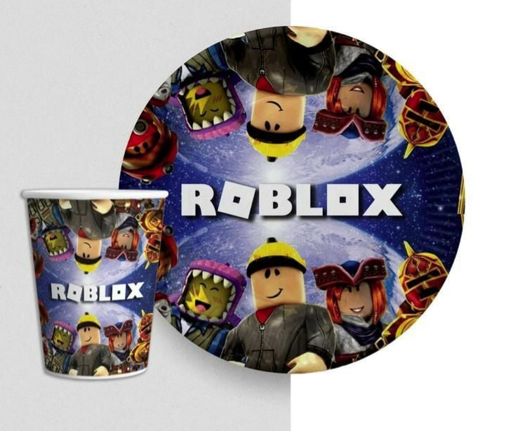 Roblox Karton Tabak Bardak (8 adet)